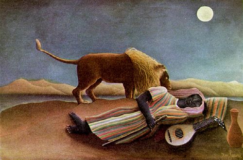 Henri Rousseau: Die Schlafende Zigeunerin